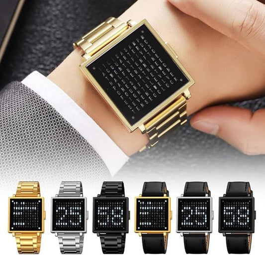 👨💼45% off-Square Letter Men's Luxury Electronic Watch⌚