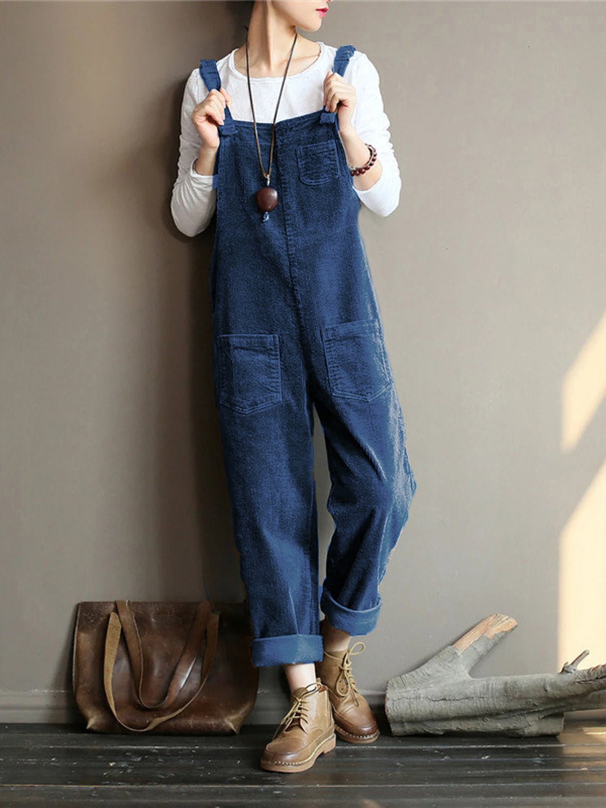 2026 NEW Wide Leg Corduroy Overalls