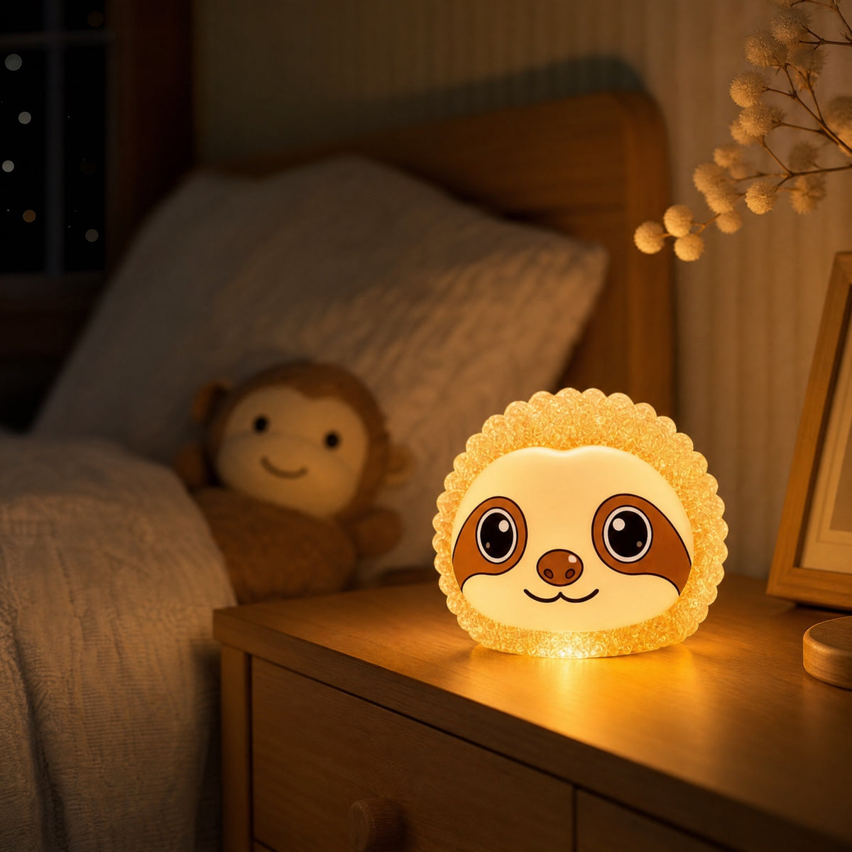 Bluetooth Speaker Night Light, 3 Colors Adjustable LED Lamp, Portable Touch Control Bedside Atmosphere Lamp for Bedroom Home Party Decor