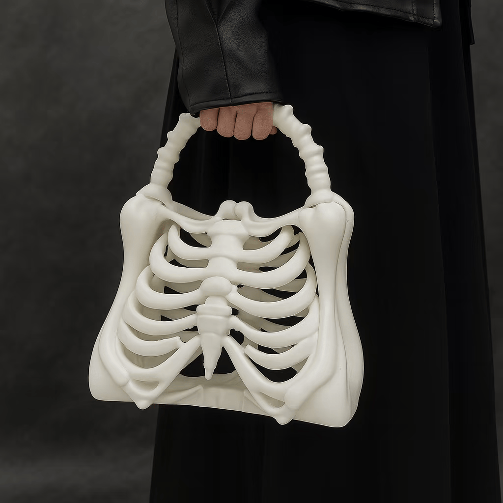 Skeleton Ribcage Handbag