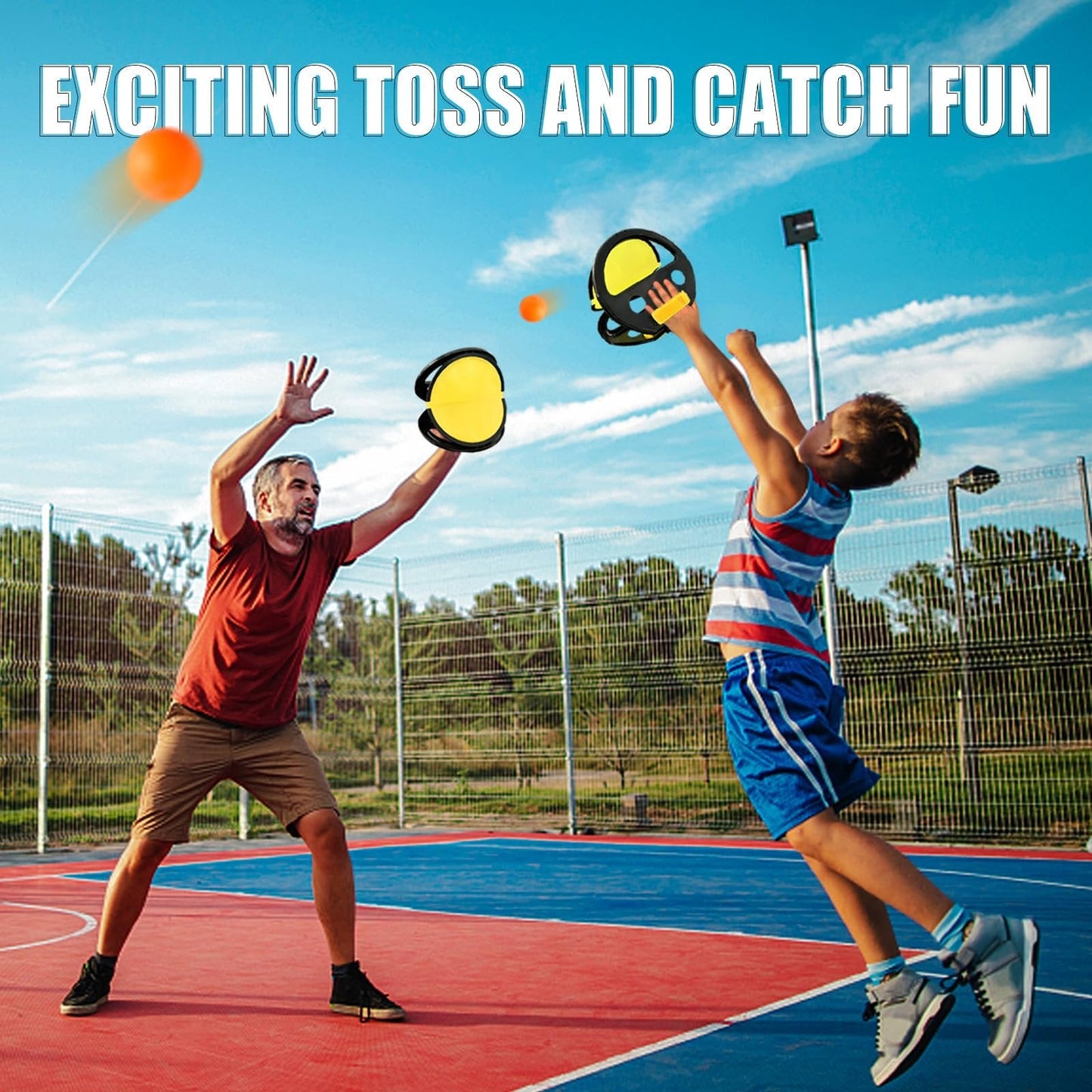 Toss and Catch Ball(Two shots, four balls)