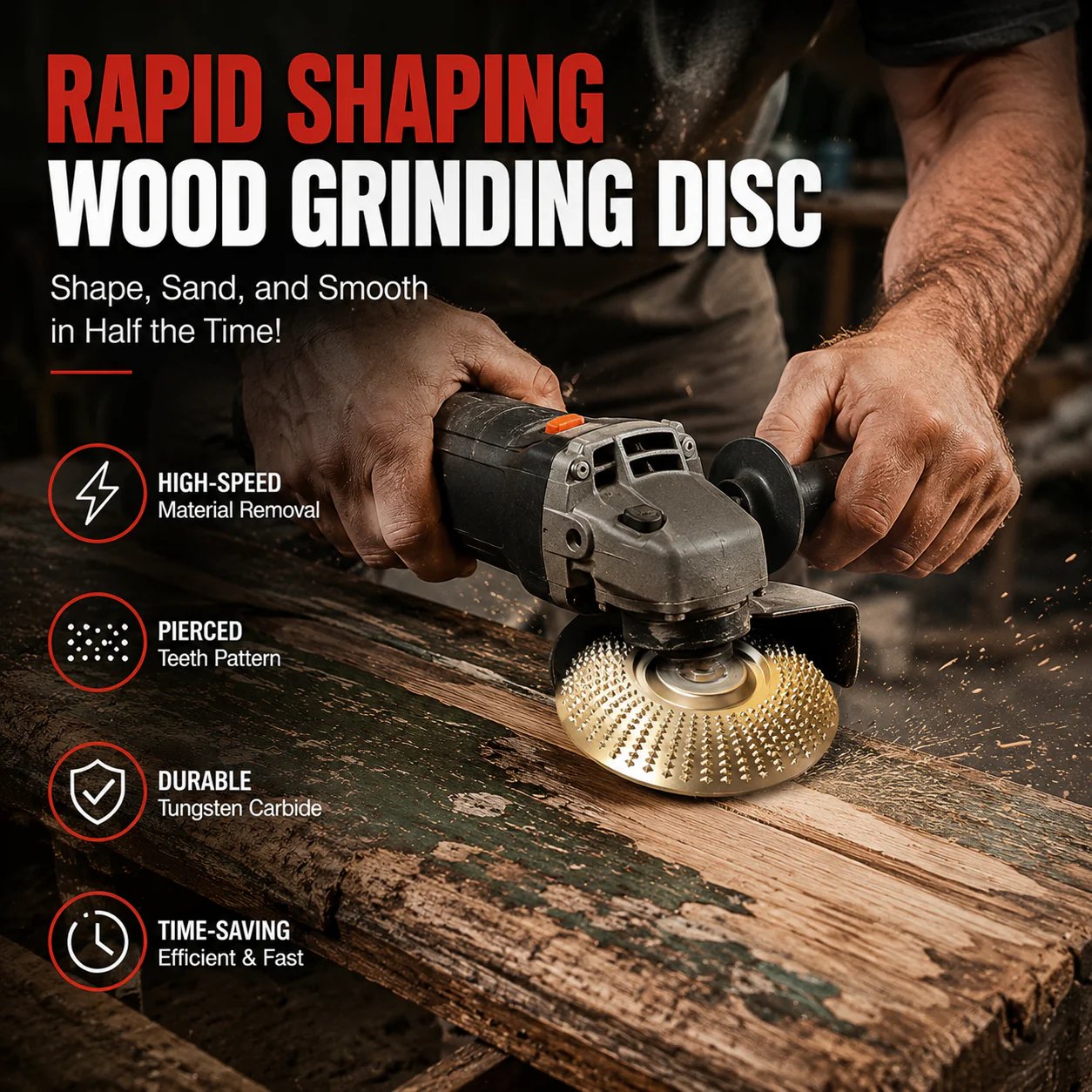 Wood Carving Disc Set - The Ultimate Woodworking Game Changer