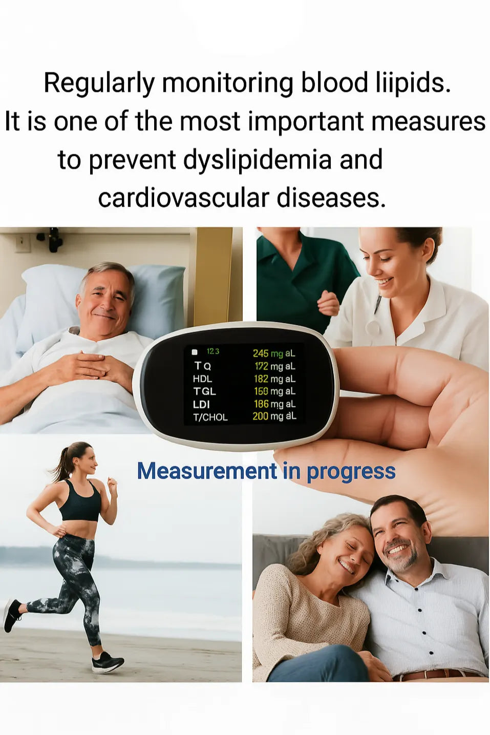 Non-Invasive Blood Glucose Monitor, 5 Second Fast Reading