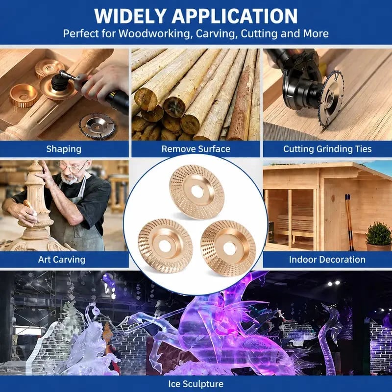 Wood Carving Disc Set - The Ultimate Woodworking Game Changer