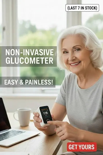Non-Invasive Blood Glucose Monitor, 5 Second Fast Reading