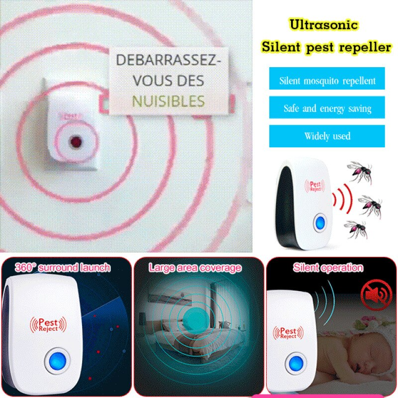 (🎁LAST DAY SALE - 60%OFF) 2026 Upgraded Pest Control Ultrasonic Repellent