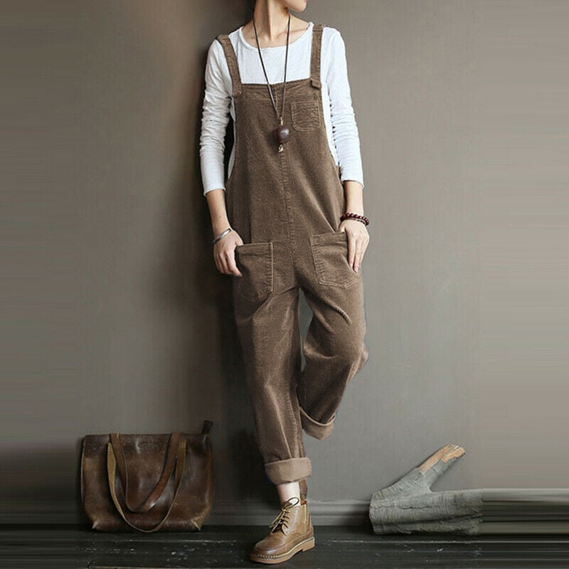 2026 NEW Wide Leg Corduroy Overalls