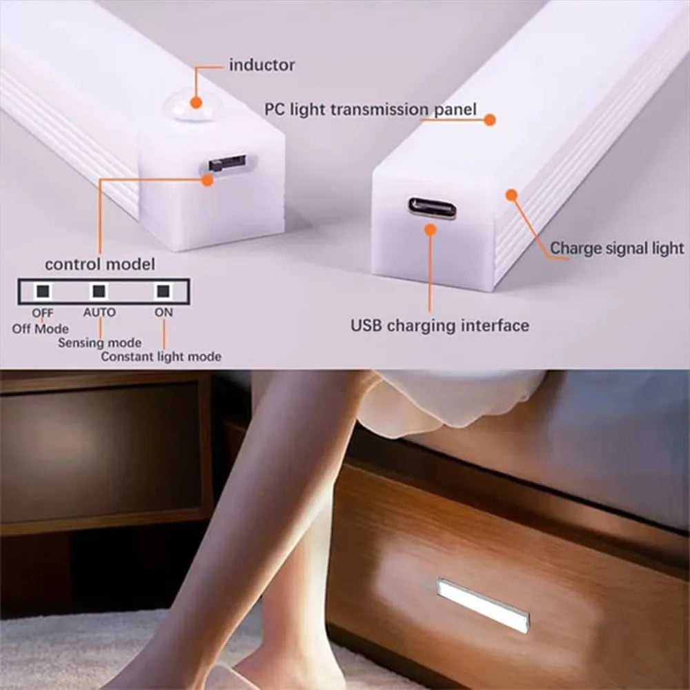 🏆🔥Punch-free Smart Sensor Magnetic Rechargeable LED Lights⚡