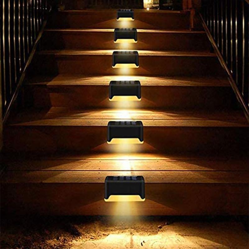 Solar Outdoor Stair Lights (4PCS-4*4.5*8CM)