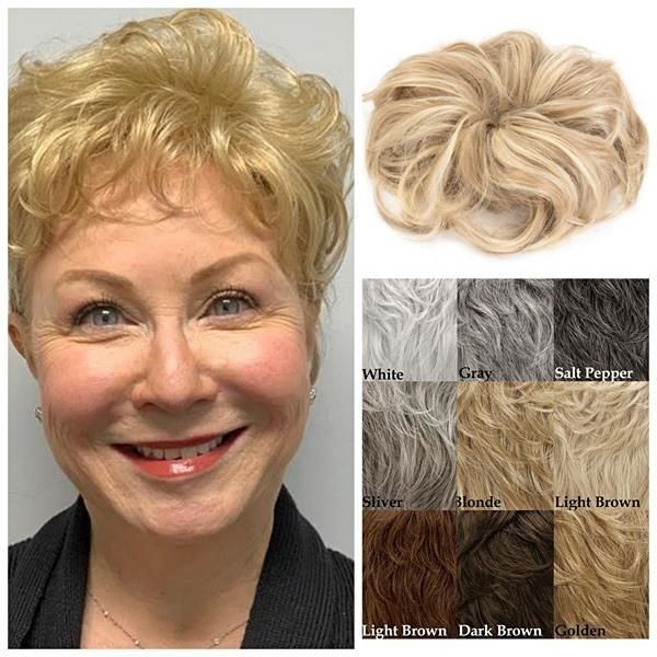 New Design Natural Closure Short Curly Hair Replacement Top Hairpieces Wiglet