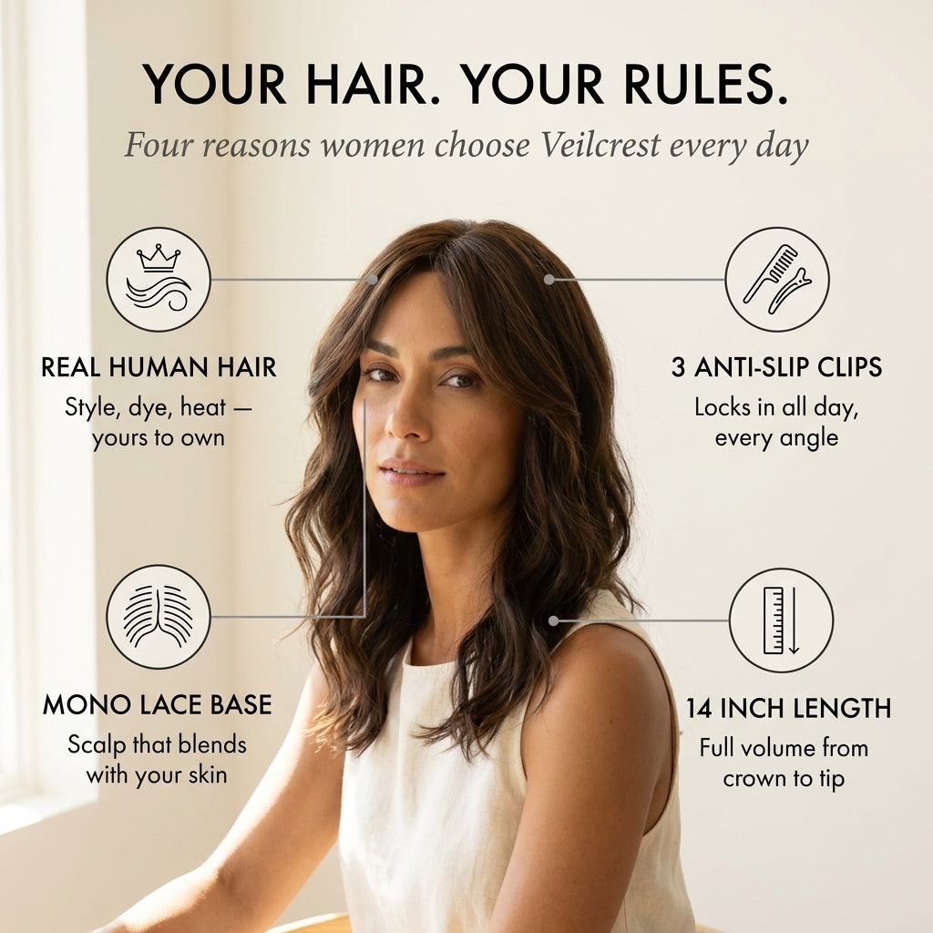 The AuraClip Hair Extension - Effortless Beauty, Instant Volume, and Full-Length Glamour + 50% OFF