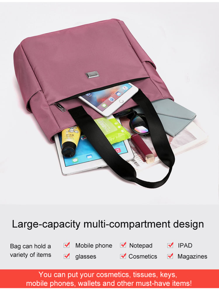 🔥2026 Large Capacity Waterproof Multi Pocket Nylon Shoulder Bag👜