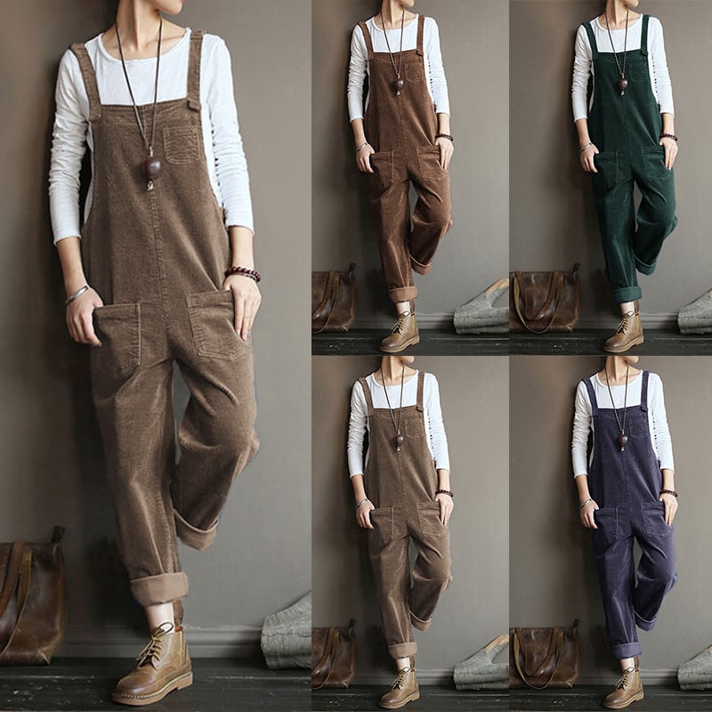 2026 NEW Wide Leg Corduroy Overalls