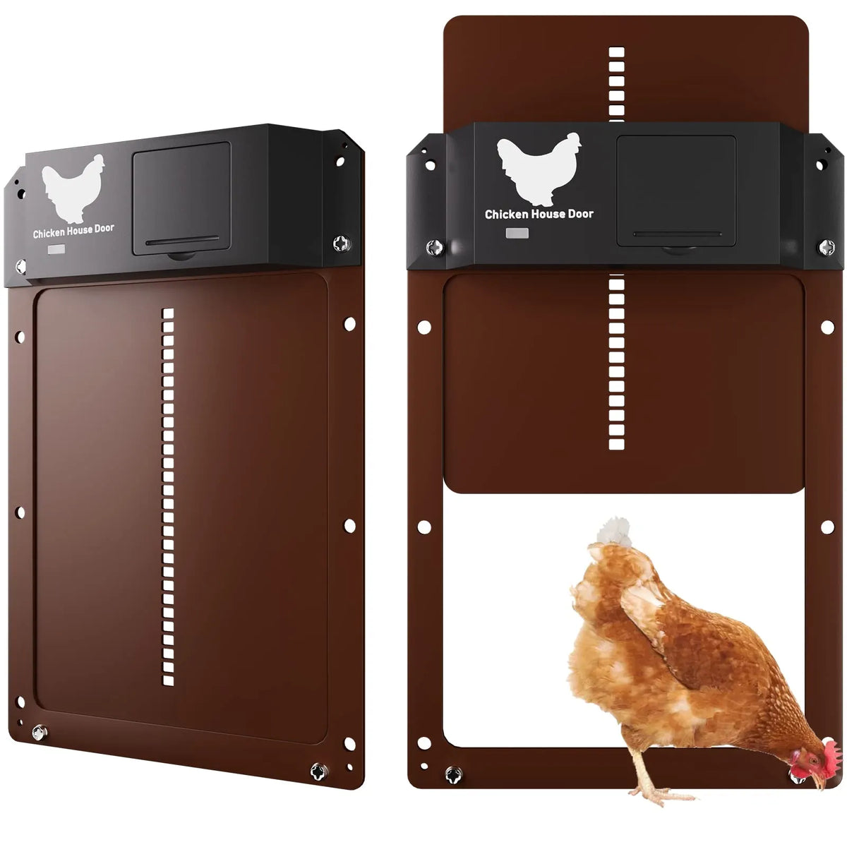 Automatic Chicken Coop Door Opener Light Sensor Battery Operated Color Auto Door