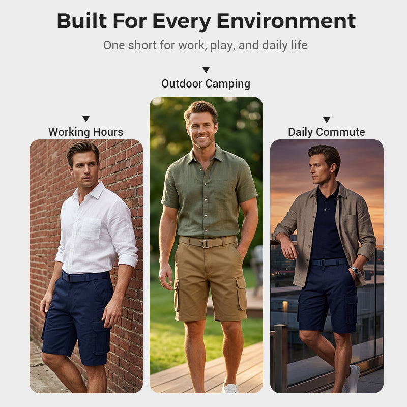 📢📢30% OFF !! ⏰Men's Classic Cargo Shorts with Pockets