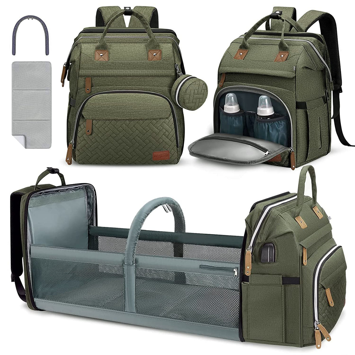 Diaper Bag Backpack,Baby Diaper Bags, Baby Shower Gifts, Multifunctional diaper backpack Large Capacity