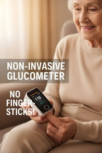 Non-Invasive Blood Glucose Monitor, 5 Second Fast Reading