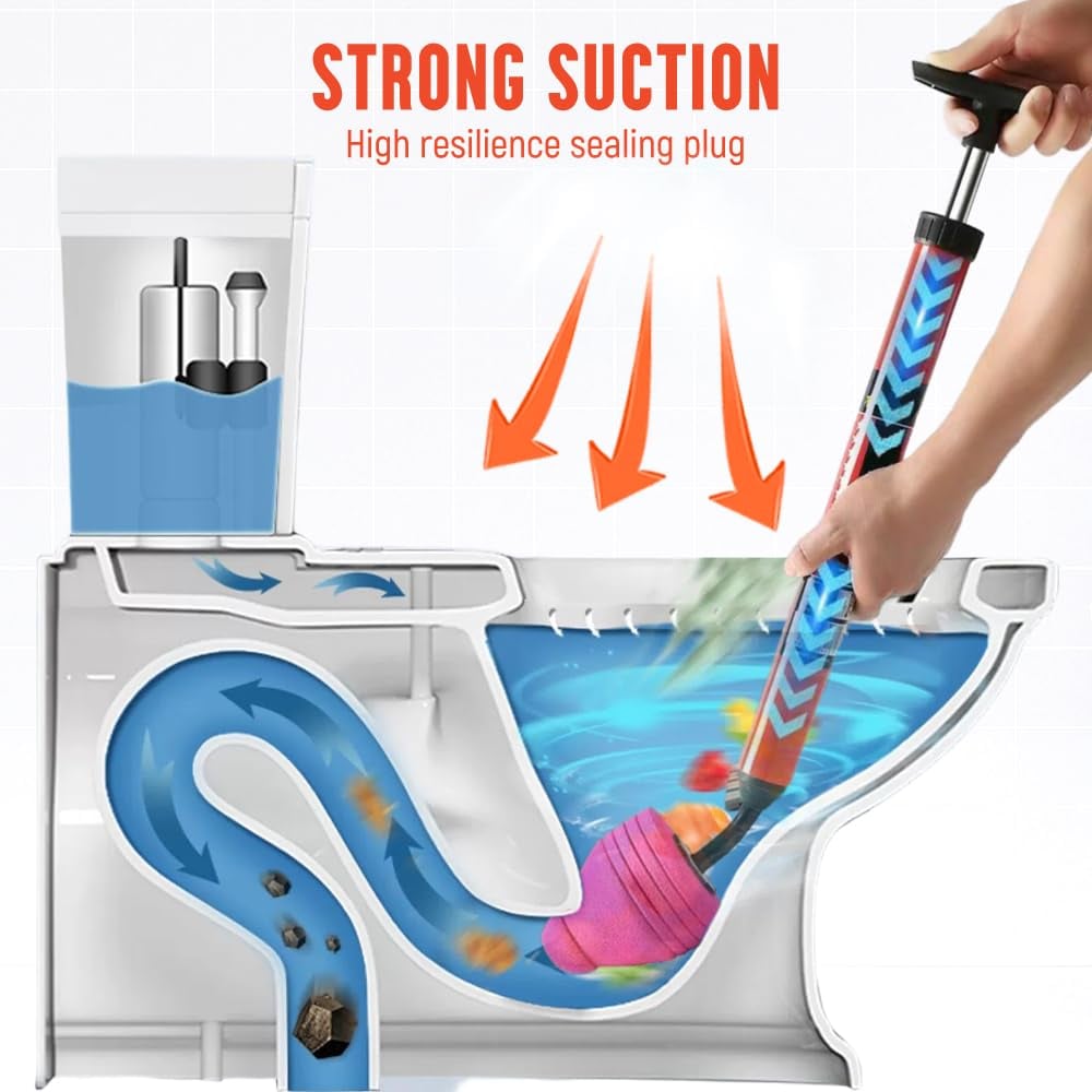 High Pressure Toilet Unblock a Shot