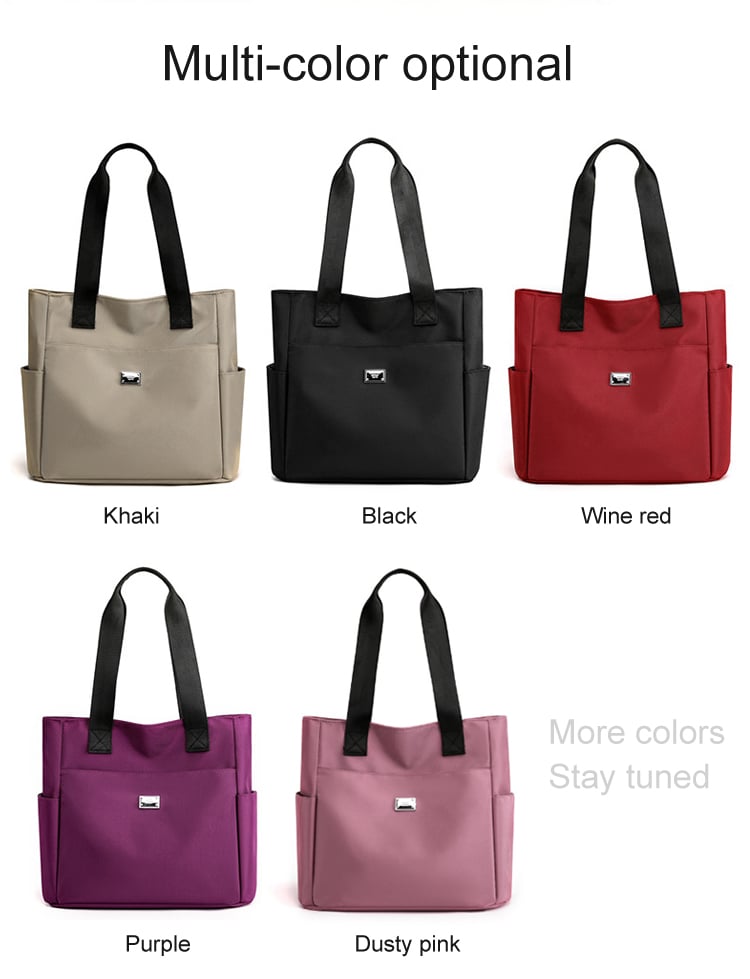 🔥2026 Large Capacity Waterproof Multi Pocket Nylon Shoulder Bag👜