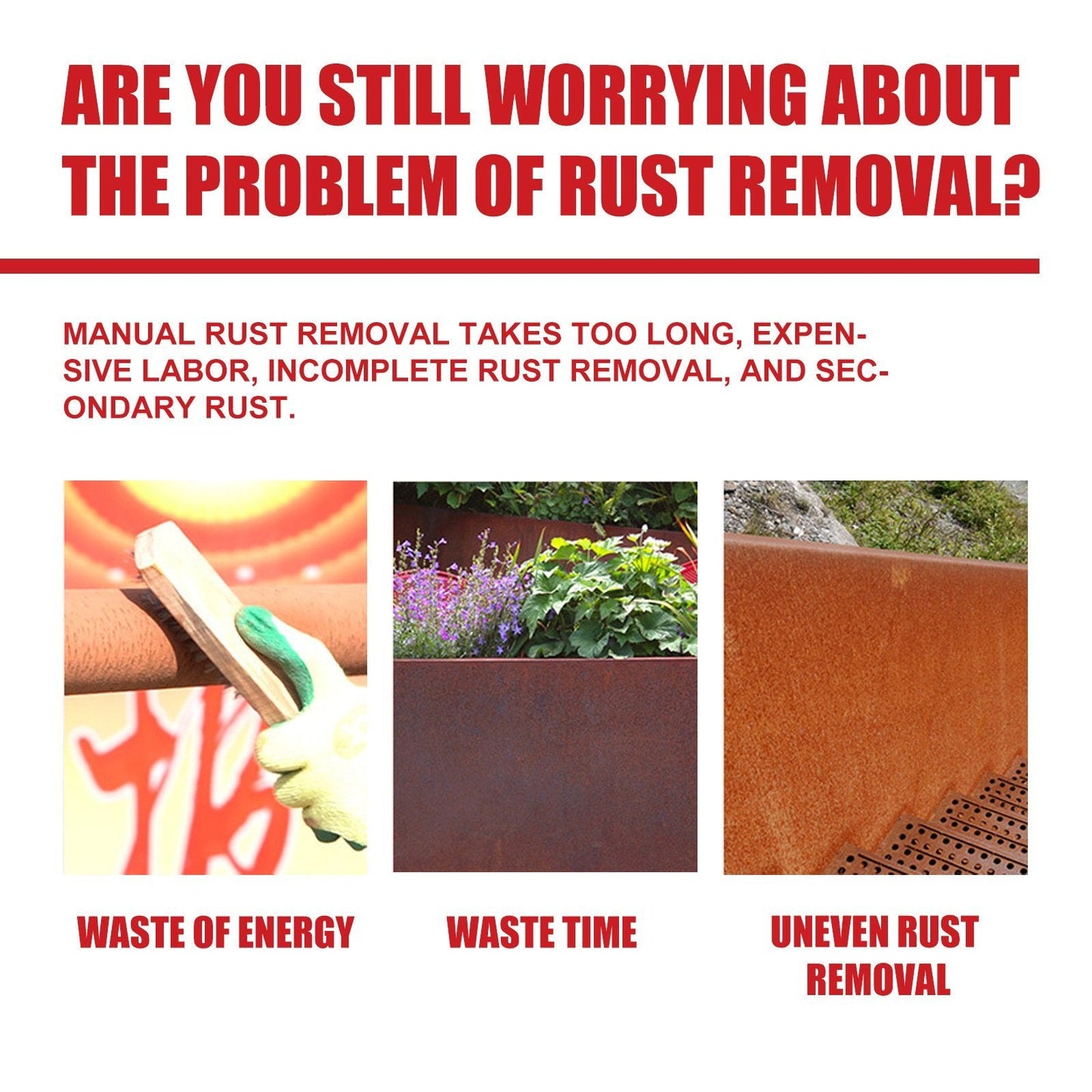 🍀Buy 3 Get 2 Free & Free Shipping🍀Water-based Metal Rust Remover n