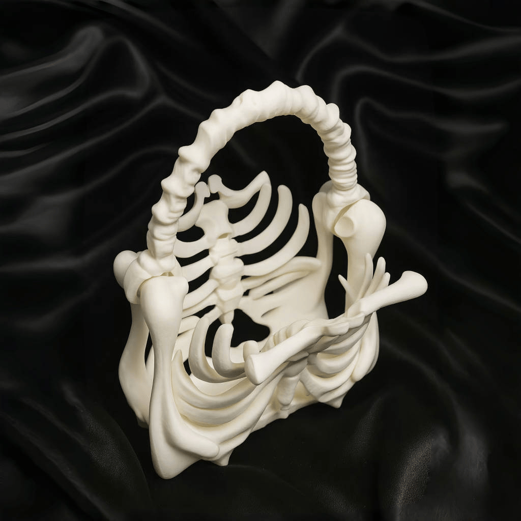 Skeleton Ribcage Handbag