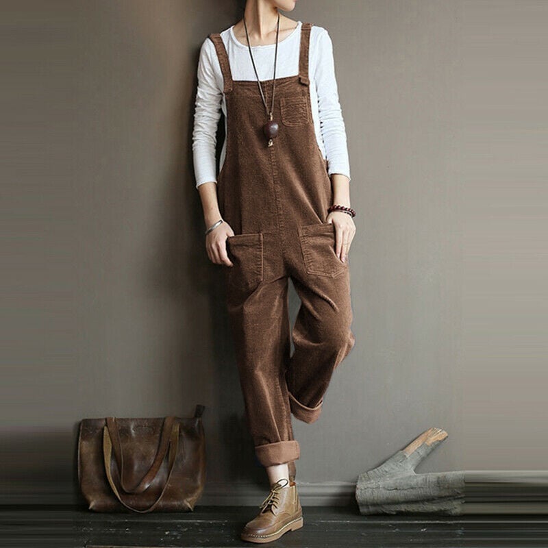 2026 NEW Wide Leg Corduroy Overalls