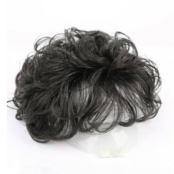 New Design Natural Closure Short Curly Hair Replacement Top Hairpieces Wiglet