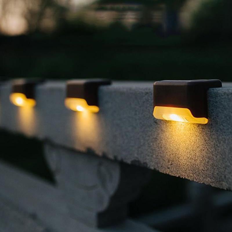 Solar Outdoor Stair Lights (4PCS-4*4.5*8CM)