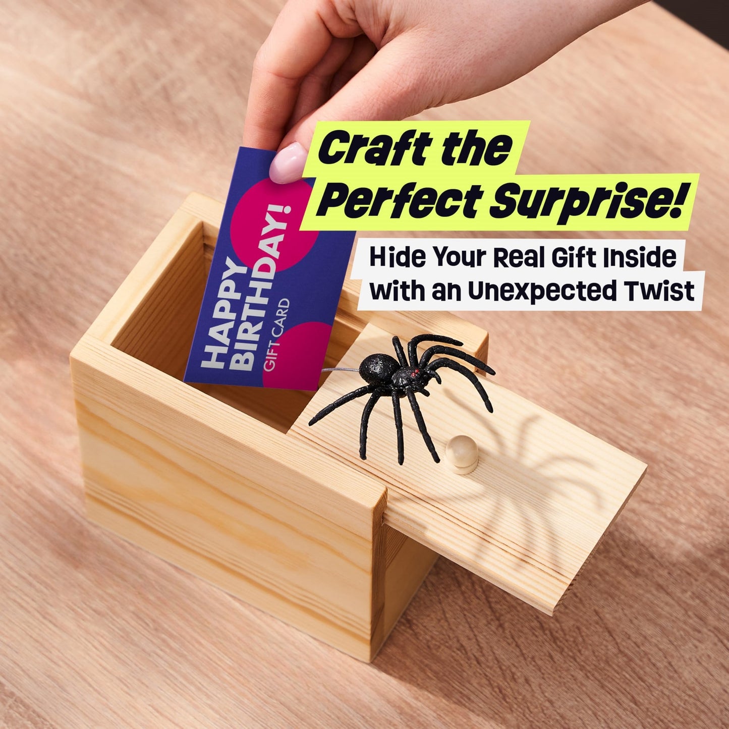 Original Spider Prank Box